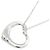 Autre Marque Collana Tiffany Open Heart in Platino 950 - vista 3