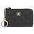 Chanel Timeless Classic Line Coin & Key Case Black