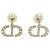 Christian Dior Tribal E1654TRIRS Ohrringe Weiß Golden