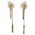 Christian Dior Tribal E0956TRIRS Ohrringe Weiß Golden