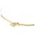 Collana Christian Dior trasparente e oro D'oro - vista 4