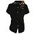 Comme Des Garcons Comme des Garçons Tricot Top de Algodão Preto com Pérolas - vista 3