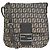 Fendi Vintage Flap Zucchino Canvas Small Marrone