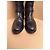 Botas altas de piel negra Burberry Negro - vista 5