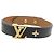 Louis Vuitton Charm Bracelet Black