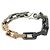 Pulsera de cadena con dije Monogram Louis Vuitton Negro