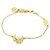 Louis Vuitton Charm Bracelet d'Oreilles Coeur Angel Love Bianco D'oro