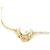 Louis Vuitton Charm Bracelet d'Oreilles Coeur Angel Love Bianco D'oro - vista 2