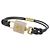 Pulseira com pingente de cadeado Louis Vuitton Preto Dourado