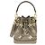 Noe Louis Vuitton Bicolor Monogram Empreinte Nano Noé Schultertasche Grau Roh