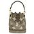 Noe Louis Vuitton Bicolor Monogram Empreinte Nano Noé Schultertasche Grau Roh - Ansicht 2