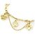 Bracciale Blooming Charm Louis Vuitton D'oro - vista 3