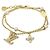 Pulseira com Pingente Lady LV Louis Vuitton Dourado