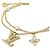Pulseira com Pingente Lady LV Louis Vuitton Dourado - vista 2