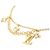 Pulseira com pingente Louis Vuitton LV Floragram Branco Dourado - vista 2