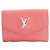 Louis Vuitton Portefeuille Lock Mini M67860 Wallet Red