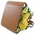 Sac à épaule mini Loewe Hammock à cordon de serrage Jaune - vue 3