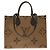 Borsa Louis Vuitton Monogram Giant OnTheGo MM Marrone - vista 2