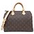 Louis Vuitton Monogram Speedy Bandoulière Boston Tasche Braun
