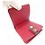 Portefeuille compact zippé Louis Vuitton Monogram Cherry Marron Rouge - vue 3