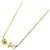 Louis Vuitton Petit Necklace M00368 Dourado