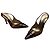 Décolleté Slingback Dolce & Gabbana in pelle verniciata nera e PVC con borchie Nero