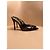 Décolleté Slingback Dolce & Gabbana in pelle verniciata nera e PVC con borchie Nero - vista 3