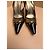 Décolleté Slingback Dolce & Gabbana in pelle verniciata nera e PVC con borchie Nero - vista 4