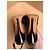 Décolleté Slingback Dolce & Gabbana in pelle verniciata nera e PVC con borchie Nero - vista 7