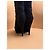 Botas de tacón plataforma en ante negro Fendi - vista 7