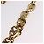 Céline Saco Chain Tote CELINE em couro bege dourado Auth 202538A - vista 10
