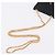 CHANEL Matelasse Chain Shoulder Pouch Satin Black Gold CC Auth 206434A Negro Dorado - vista 7
