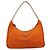 Bolsa de Mão PRADA Nylon Laranja Prata Auth 205395A - vista 13
