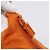 Bolsa de Mão PRADA Nylon Laranja Prata Auth 205395A - vista 17