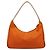 Bolsa de Mão PRADA Nylon Laranja Prata Auth 205395A - vista 2