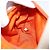 Bolsa de Mão PRADA Nylon Laranja Prata Auth 205395A - vista 20