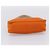 Bolsa de Mão PRADA Nylon Laranja Prata Auth 205395A - vista 5