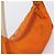 Bolsa de Mão PRADA Nylon Laranja Prata Auth 205395A - vista 6