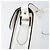 Autre Marque Borsa a tracolla Saint Laurent in pelle bianca e oro Auth hk4148A Bianco D'oro - vista 11