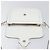Autre Marque Borsa a tracolla Saint Laurent in pelle bianca e oro Auth hk4148A Bianco D'oro - vista 21