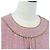 Vestido sin mangas CHANEL de Tweed 36 Rosa Oro CC Auth am12696M Dorado - vista 12