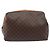 Céline CELINE Macadam Canvas Pouch PVC Leder Braun Gold Auth 207448 Golden - Ansicht 2