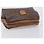 Céline CELINE Macadam Canvas Pouch PVC Leder Braun Gold Auth 207448 Golden - Ansicht 5