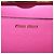Borsa a Mano Miu Miu Canvas 2way Pink Gold Auth 167644A Rosa D'oro - vista 24