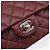 CHANEL Mini Matelasse 20 Kettentasche Lammleder Bordeaux Silber CC Auth 206388SM - Ansicht 19