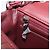 CHANEL Mini Matelasse 20 Kettentasche Lammleder Bordeaux Silber CC Auth 206388SM - Ansicht 25