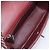 CHANEL Mini Matelasse 20 Kettentasche Lammleder Bordeaux Silber CC Auth 206388SM - Ansicht 9