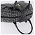 Borsa a mano Christian Dior Trotter Canvas Double Saddle Navy Gold Tone Auth ka6525A Blu navy - vista 7