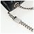 Autre Marque Borsa a tracolla Saint Laurent Chain Kate in pelle nera e argento Auth 206718V Nero - vista 8