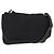PRADA Shoulder Bag Nylon Black Silver Auth ka6507 Silvery